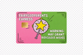 Fairy Wishes Card Sticker