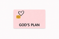 God’s Plan Card Sticker