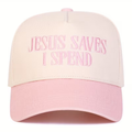 Jesus Saves I Spend” Classic Two-Tone Cap