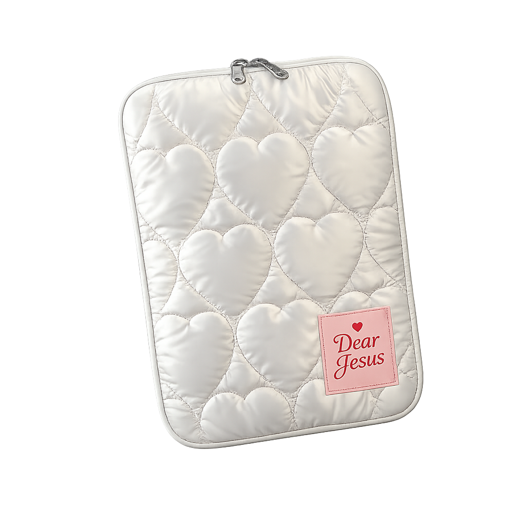 Dear Jesus Quilted Heart Sleeve _ (Small)