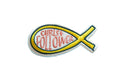 Christ Follower Fish  Hat Patch