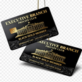 Executive Black Gold Membership Card Sticker