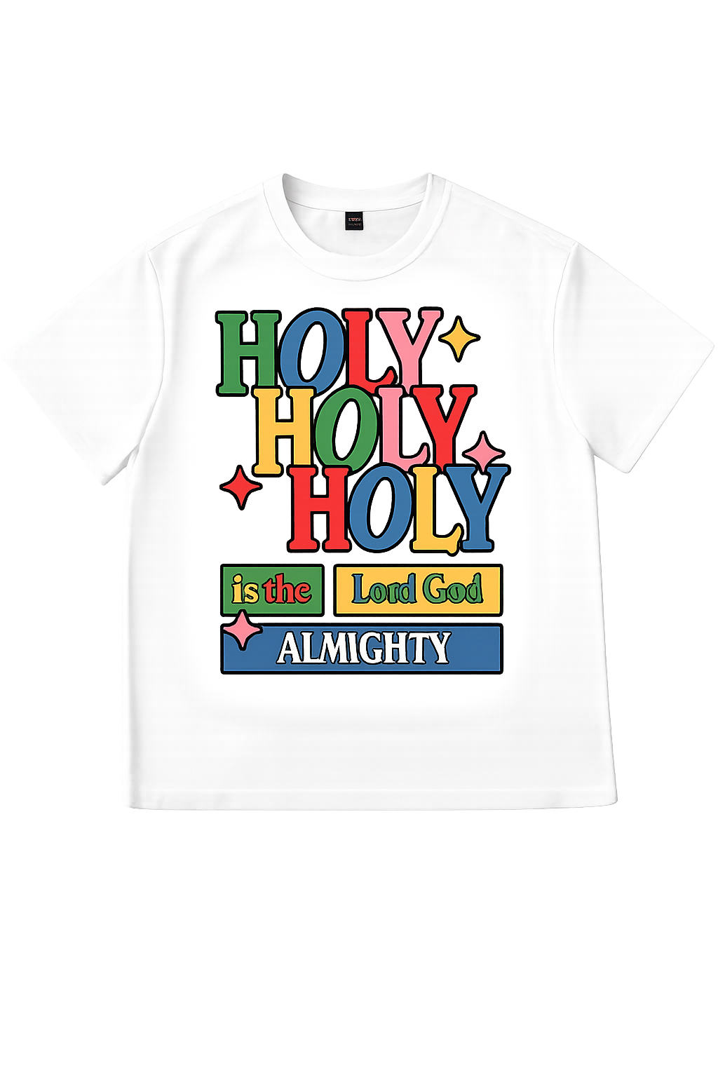 “Holy Holy Holy” Praise Tee – White