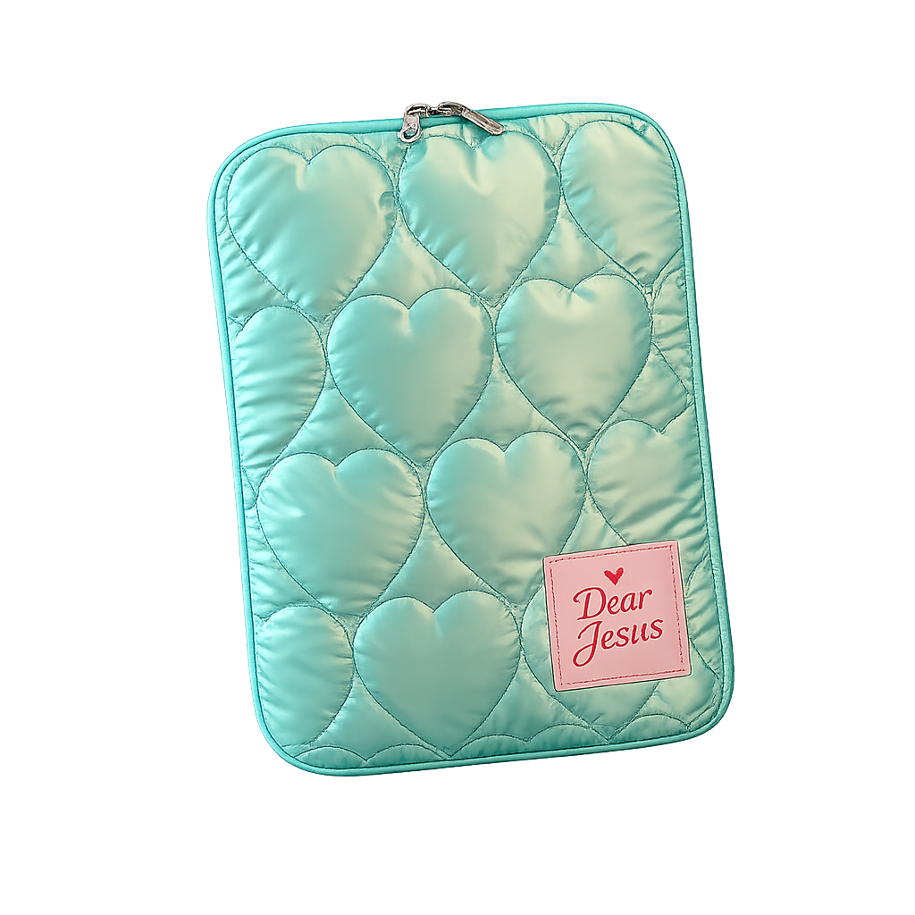 Dear Jesus Quilted Heart Sleeve _ (Small)