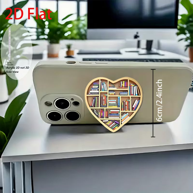 Heart Bible Book Store Phone Grip