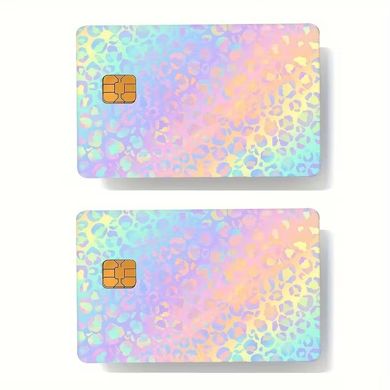 Holographic Leopard Card Sticker