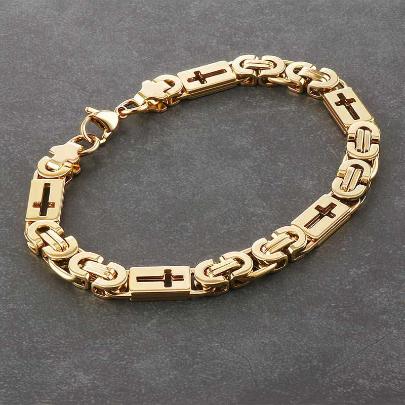 Faith Link Cross Bracelet