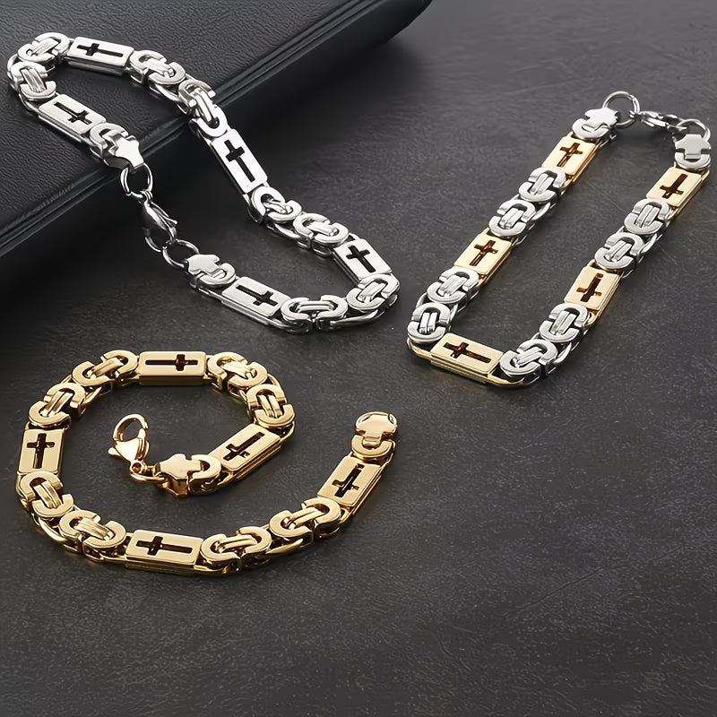 Faith Link Cross Bracelet