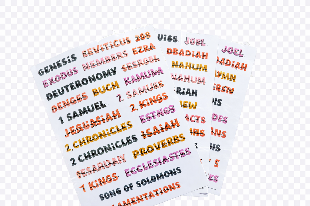 Bible Chapter Stickers