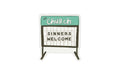 Church Sign Sinners Welcome Vinyl Sticker
