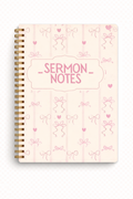 Sermon Notes Journal – Spiral Edition