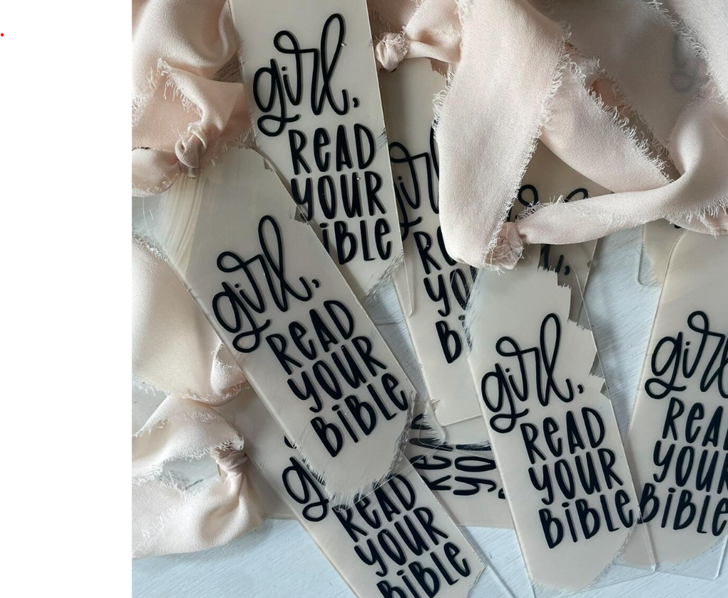 Read Your Bible_ Acrylic Book Mark